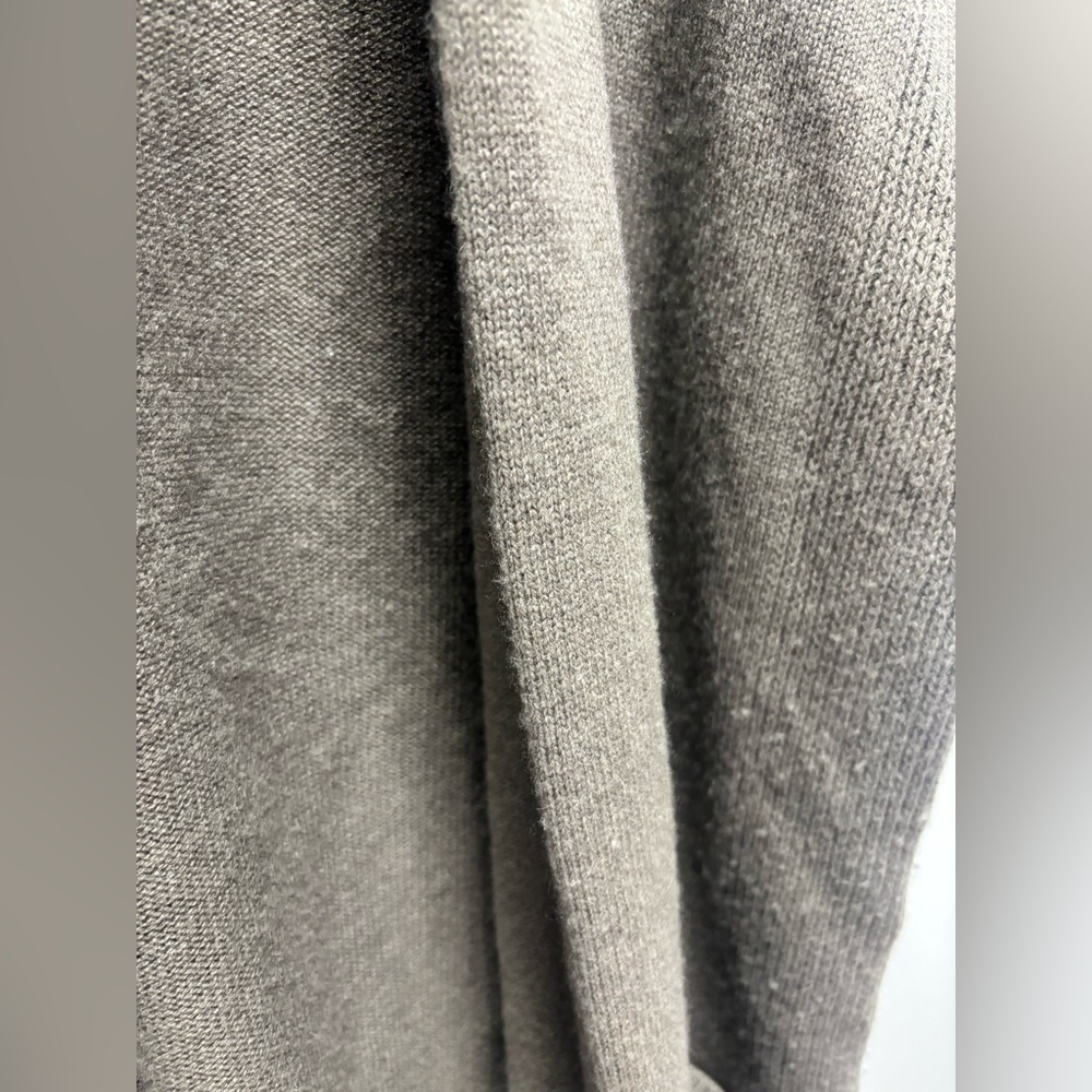Athleta Spirit Wool Cashmere Blend Wrap Cardigan Brown Size XL - Picture 4 of 6